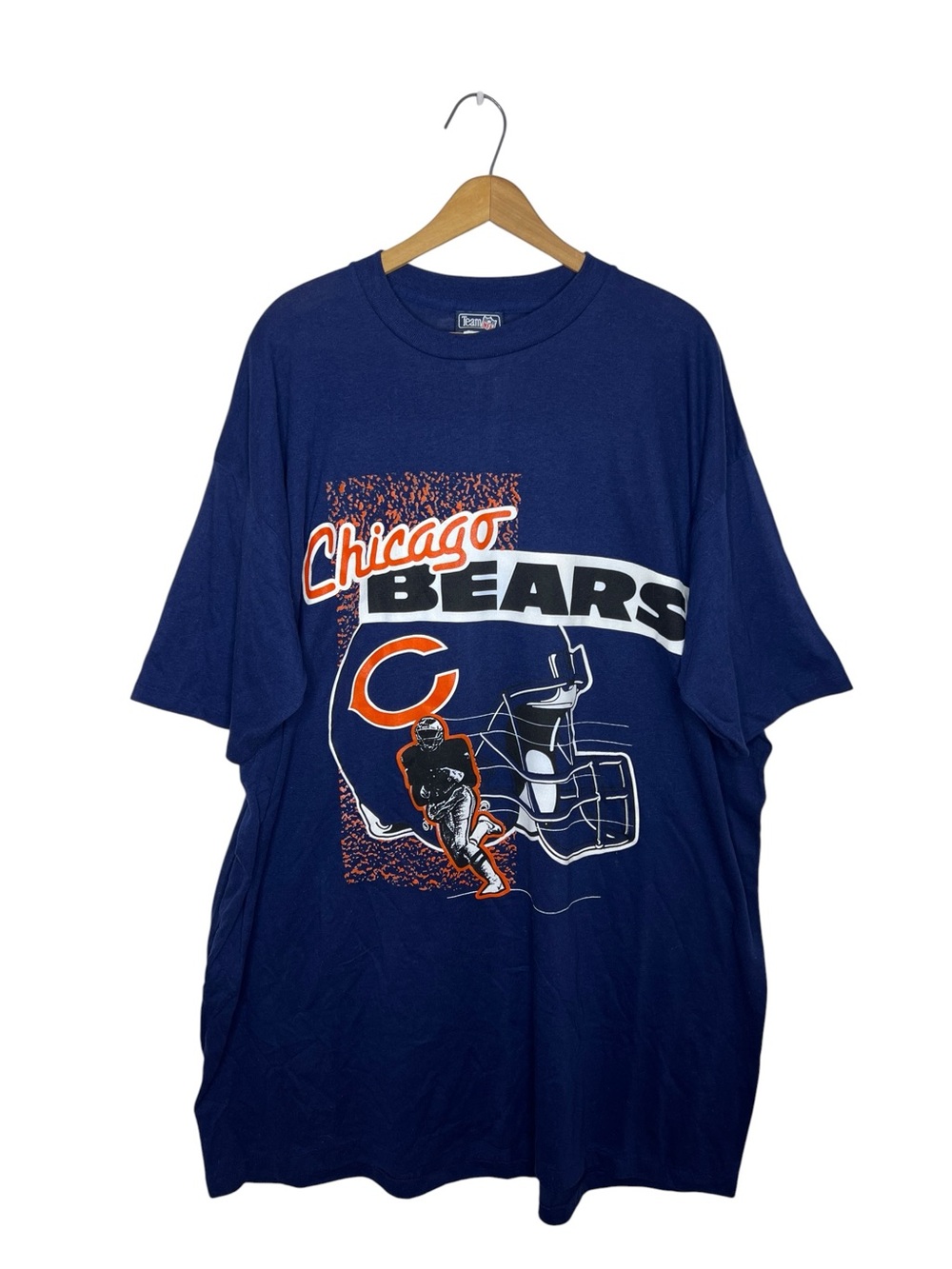 Vintage Chicago Bears Football Single Stitch Oversized Sleep Shirt One Size USA